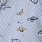 MinyMo FINAL SALE Rib T-Shirt Sealife