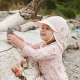 Jan & Jul Sun Soft UV Baby Cap Soft Pink