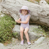 Jan & Jul Sun Hat Cotton Floppy Dusty Purple