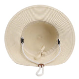 Calikids S2324 Raffia Beach Hat Printed Band