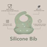 nouka Silicone Bib Safari