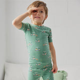 Petit Lem 2pc Pajama Set S/S Golf Carts on Spruce