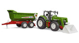 Bruder 03452 Roadmax Tractor with Frontloader and Rear Tipper
