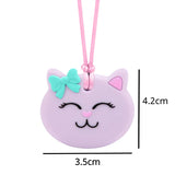 Munchables Chew Pendant Cat White