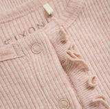 Fixoni Rib Romper Silver Peony