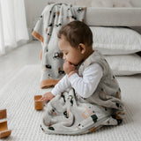 Perlimpinpin Plush Sleep Bag 1.5 TOG Tractors