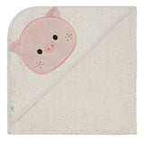 Perlimpinpin Baby Hooded Towel Piglet
