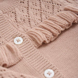Fixoni FINAL SALE Cardigan Mahogany Rose