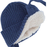 Calikids W2402 Ribbed Knit Hat Blue