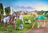 Playmobil 71356 Horses of Waterfall Three Horses with Saddles
