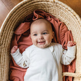 Perlimpinpin Bamboo Quilted Sleep Bag 1 TOG Ivory