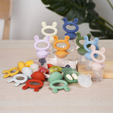 Haakaa Freeze-N-Feed Mini Combo - Pea Green Feeder + Pea Green Tray