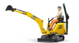 Bruder 62002 JCB Micro Excavator 8010 CTS and Man