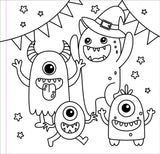 Color Me Spooky Halloween Adult Coloring Book