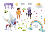 Playmobil 71361 Princess Magic Pegasus with Rainbow in the Clouds
