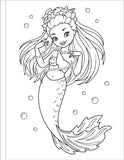 Mermaids Coloring Book!