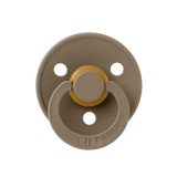BIBS Pacifier Original COLOUR Latex 2pk Dark Oak/Ivory