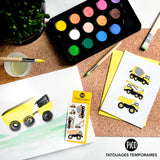 Pico Tatoo Greeting Card & Tattoo - Trucks 705