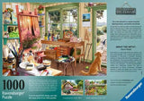Ravensburger 1000pc Puzzle 12001100 The Artist's Shed