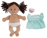 Manhattan Baby Love Stella Doll Beige with Brown Pigtails