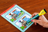 Skillmatics Write and Wipe Activity Mats Transport Off We Go