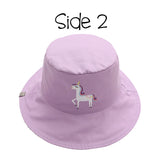 FlapJackKids Kids Colouring Sun Hat - Unicorn L
