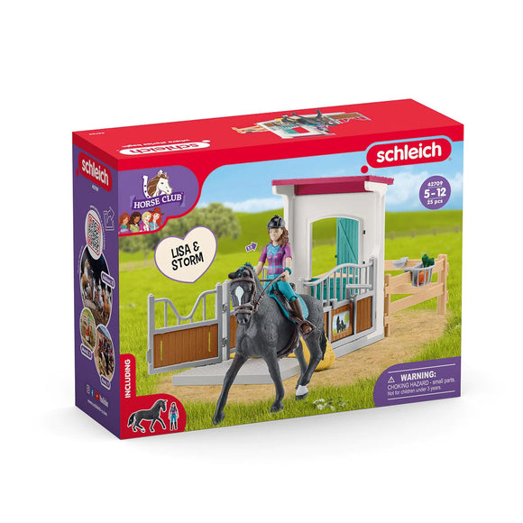 Schleich 42709 Horse Box with HORSE CLUB Lisa & Storm