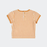 Petit Lem 2pc Short Set Terry Tan Stripe