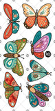 Pico Tattoos -  Colorful Butterflies 401