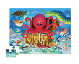 Crocodile Creek 36pc Floor Puzzle 40910 Octopus Treasure