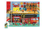 Crocodile Creek 50pc Flat House Puzzle Fire House 41627