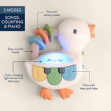 Bitzy Tunes™ - Light-up Interactive Goose Piano Toy