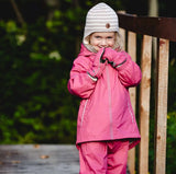 Calikids Fleece-lined Rain Jacket Rose