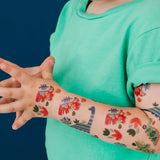 Pico Tattoos -  Colourful Dinosaurs 407