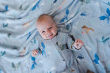 Loulou Lollipop Muslin Swaddle - Magical Dragons