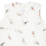 Perlimpinpin Bamboo Sleep Bag 2.5 TOG Helicopters