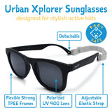 Jan & Jul Polarized Sunglasses Urban Black w/black lens