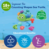 Learning Resources 3609 Seymour the Counting Shapes Sea Turtle