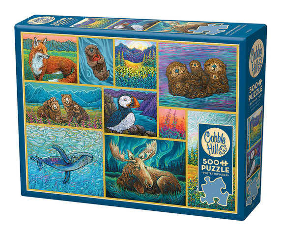Cobble Hill 500pc Puzzle 45136 Alaskan Animals