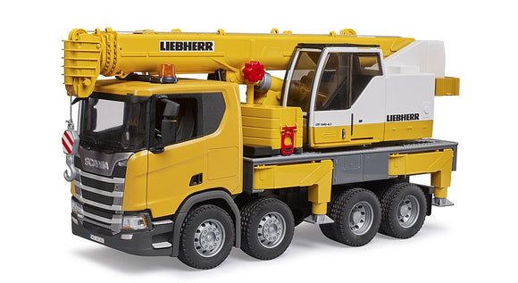 Bruder 03571 Scania Super 560R Liebherr Crane Truck with Light and Sound Module