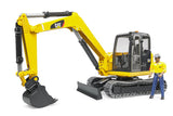 Bruder 02467 Cat® Mini Excavator with Worker 18.10.10