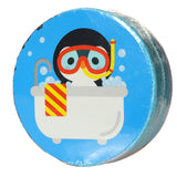 Adoramals Bath Time Duck & Penguin Compressed Travel Towel