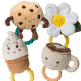 Mary Meyer Sweet Soothie Teether Rattle Chippy Cookie 5"