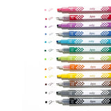 Ooly Stamp-a-Square Double-Ended Markers - set of 12
