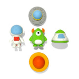 Ooly Outta This World Scented Puzzle Erasers - Set of 5