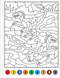 My First Color-by-Number! Dinosaurs