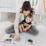 Pearhead Hello Baby Linen Baby Book