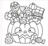 Color Me Spooky Halloween Adult Coloring Book