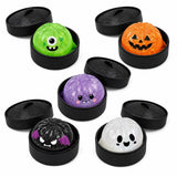 4" Halloween Glitter Jelly Dumpling - Black Steamer