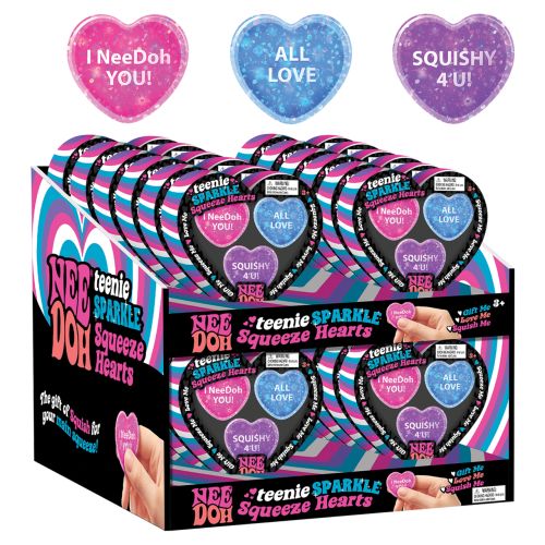 Schylling Nee Doh Teenie Sparkle Hearts